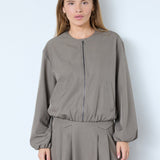 LunaCC Balloon Zip Jacket - Walnut - Co'couture