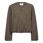 LunaCC Balloon Zip Jacket - Walnut - Co'couture