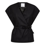 MaggieCC Wrap Top - Black - Co'couture