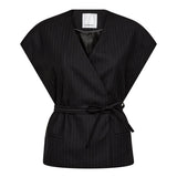 MaggieCC Wrap Top - Black - Co'couture