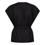 MaggieCC Wrap Top - Black - Co'couture