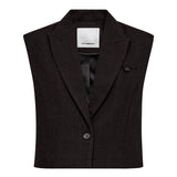 MeeraCC Vest - Dark Brown - Co'couture