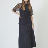 NellyCC Net Oversize Tee - Black - Co'couture