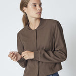 New BostonCC Crop Jacket - Walnut - Co'couture