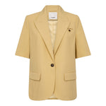 NilanCC Fitted SS Blazer - PaleYellow - Co'couture