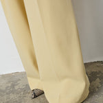 NilanCC Pleat LLPant - PaleYellow - Co'couture