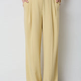 NilanCC Pleat LLPant - PaleYellow - Co'couture