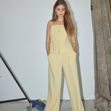 NilanCC Pleat Pant - PaleYellow - Co'couture