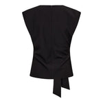 NolanCC Pleat Top - Black - Co'couture