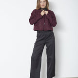 PeachCC Boucle Jacket - Plum - Co'couture