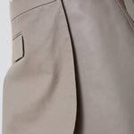 PhoebeCC Leather Wrap Skort - Taupe - Co'couture