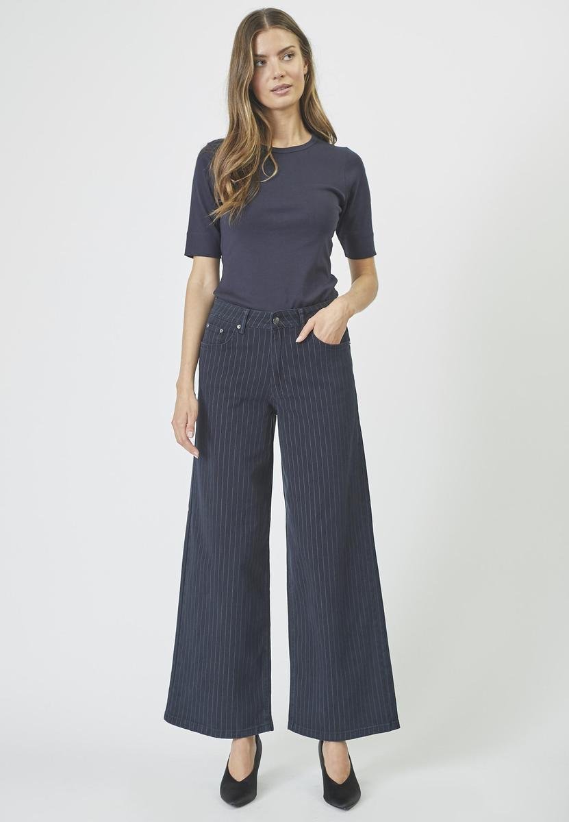 PinCC Wide Jeans - Black - Co'couture