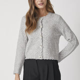 PointelleCC New Cardigan - Pale Grey - Co'couture
