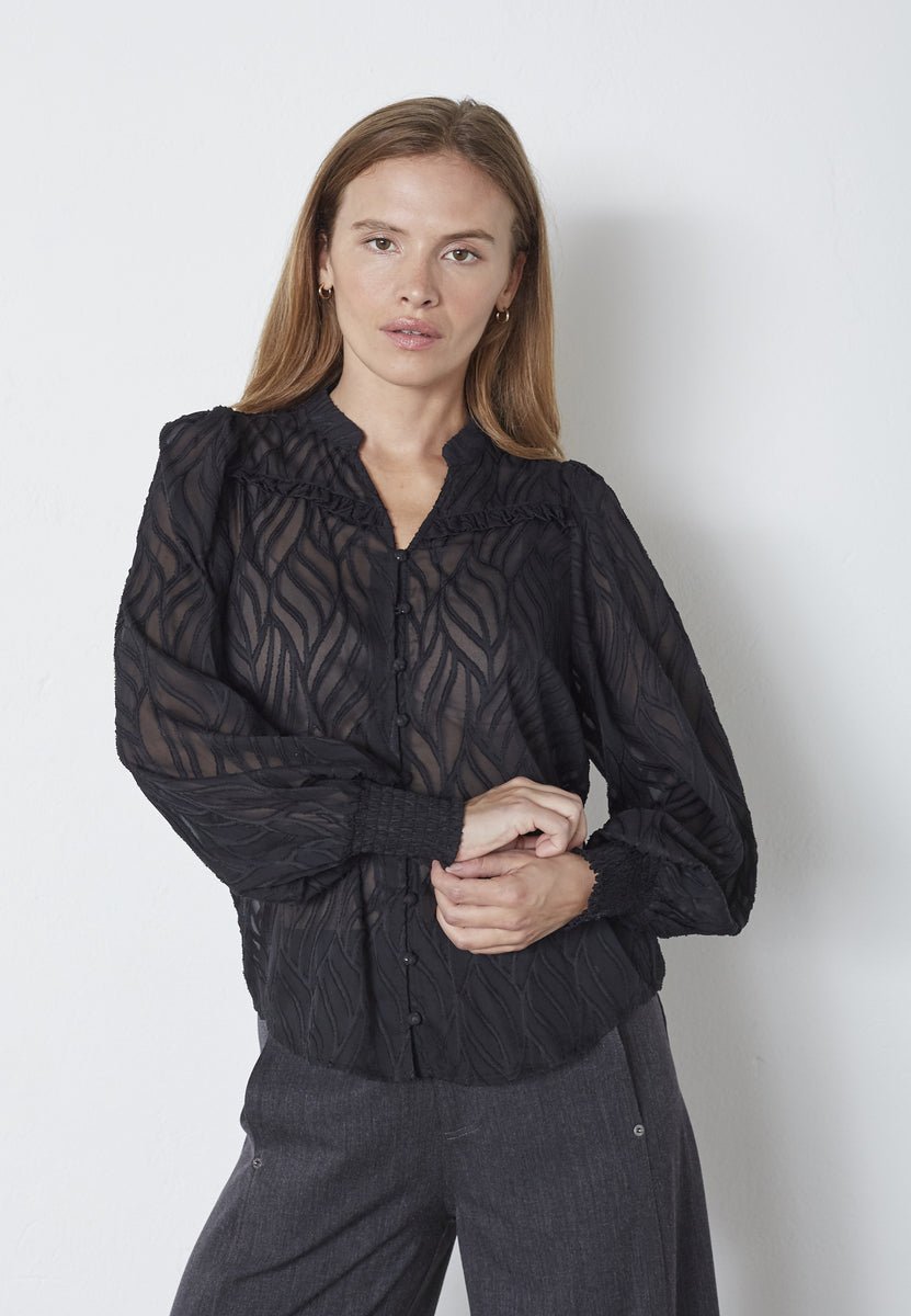 RochelleCC V - Shirt - Black - Co'couture