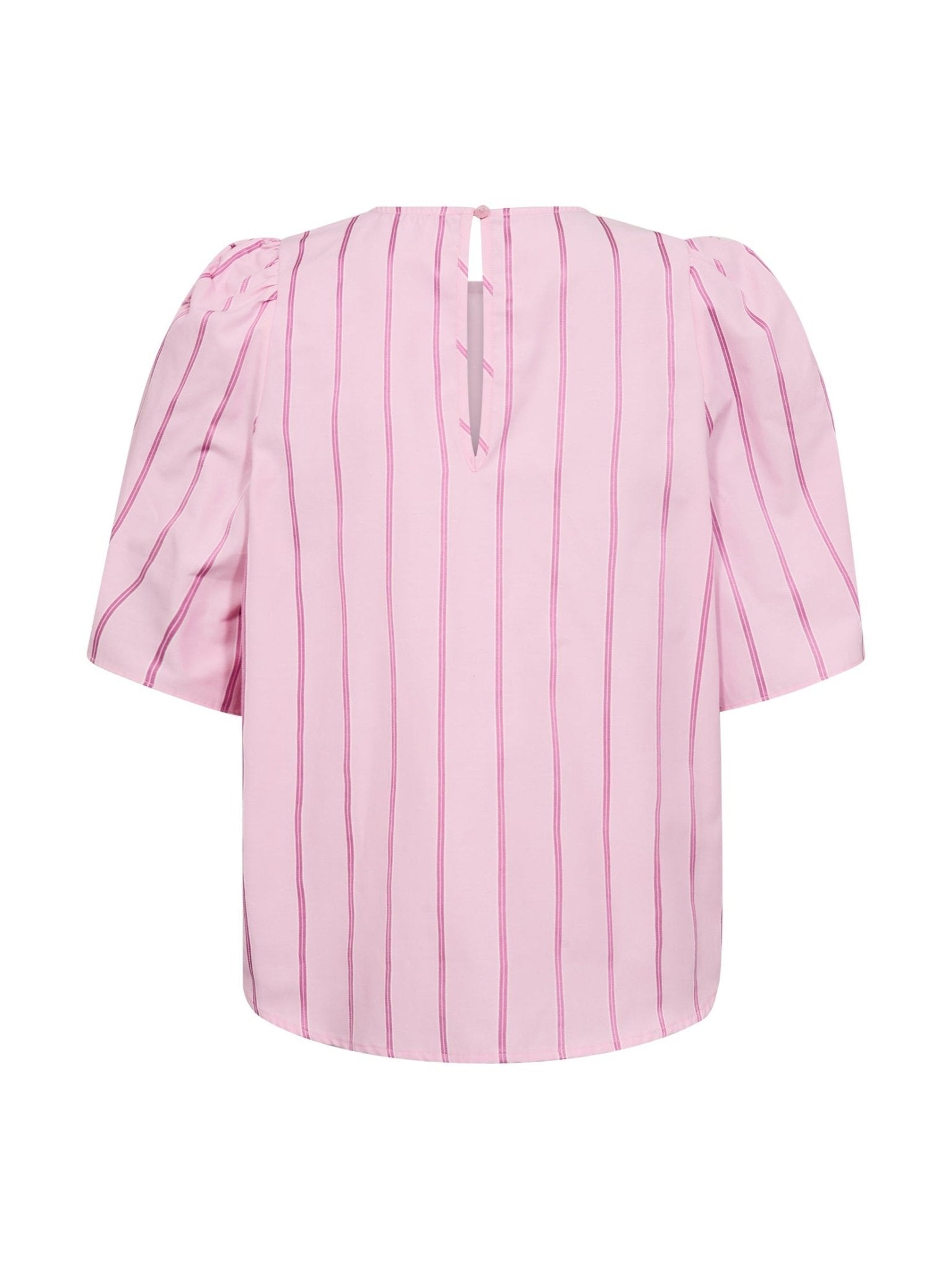 RosalinaCC Stripe SS Blouse - Pale pink - Co'couture