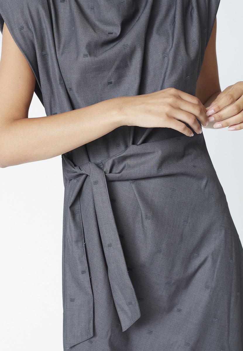 SagaCC Long Dress - Mid Grey - Co'couture