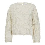 ShaniaCC Fluffy Blouse - Off white - Co'couture