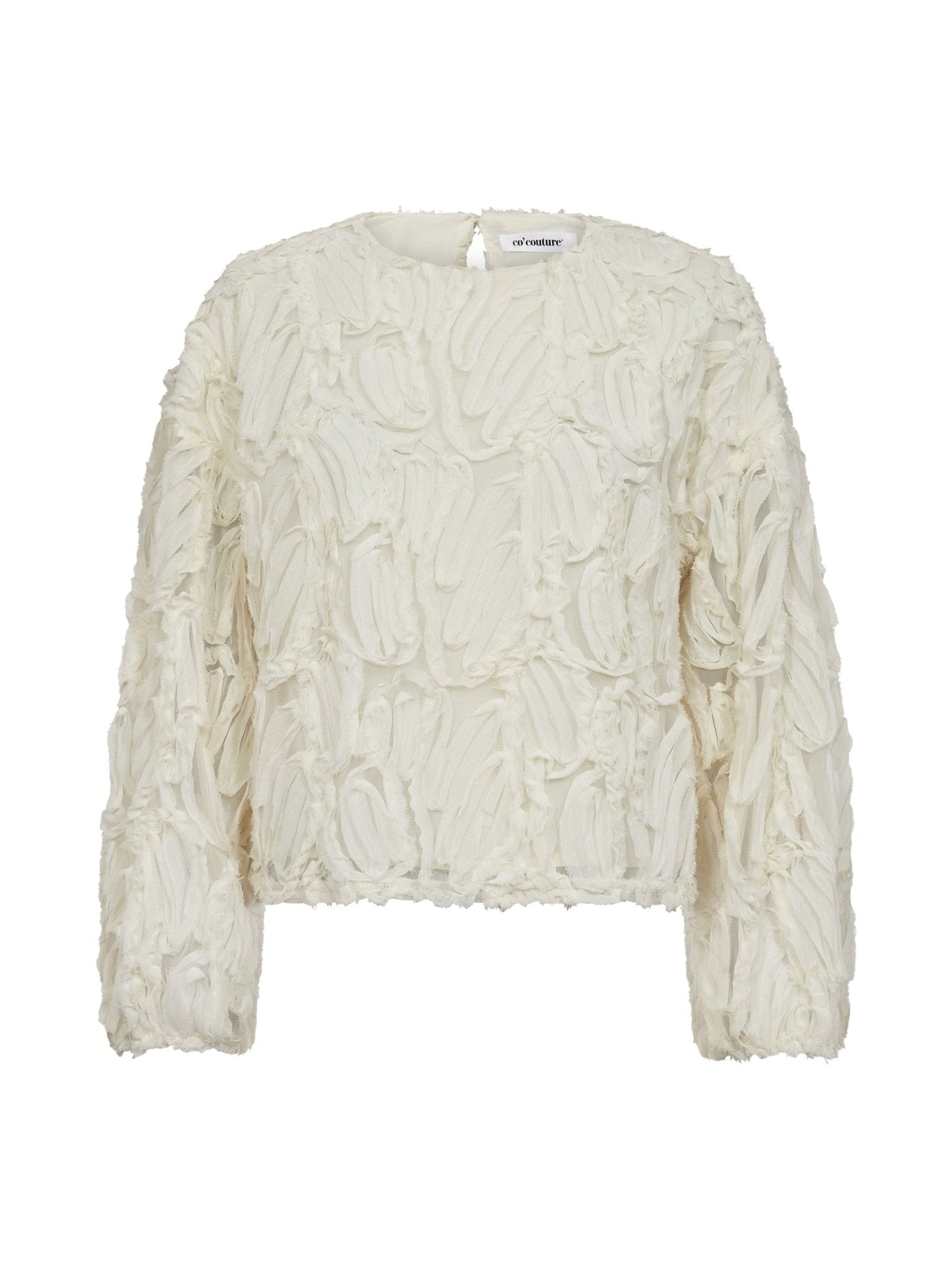ShaniaCC Fluffy Blouse - Off white - Co'couture