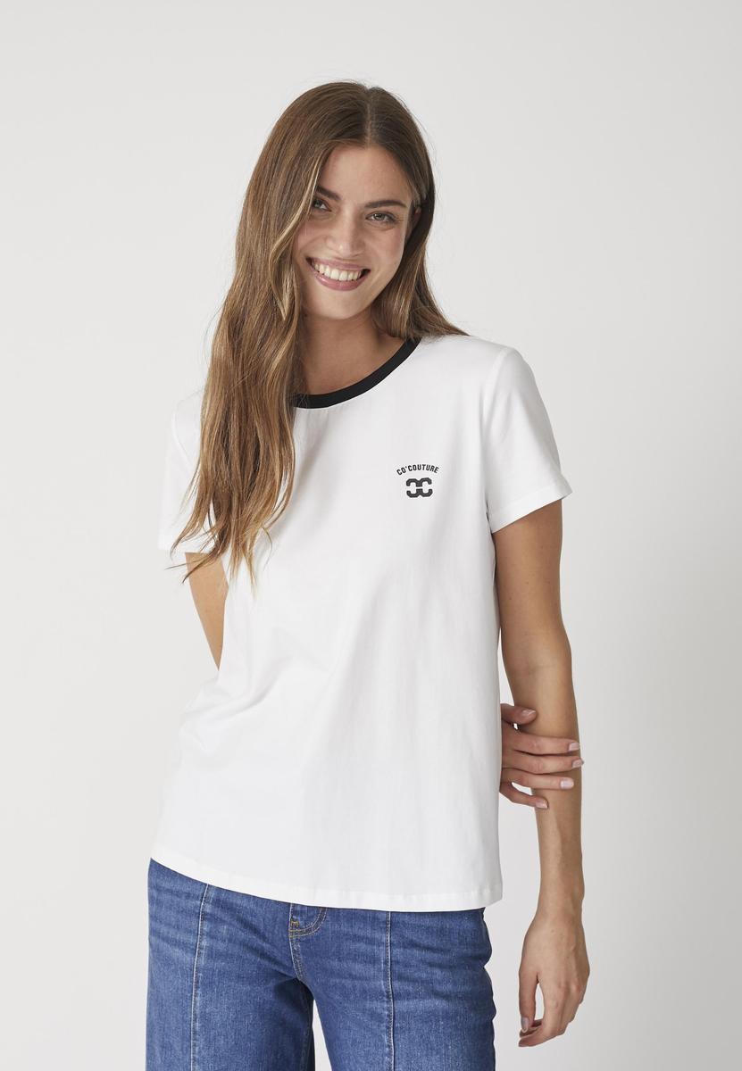 SiaraCC Cococuture Tee - WhiteBlack - Co'couture