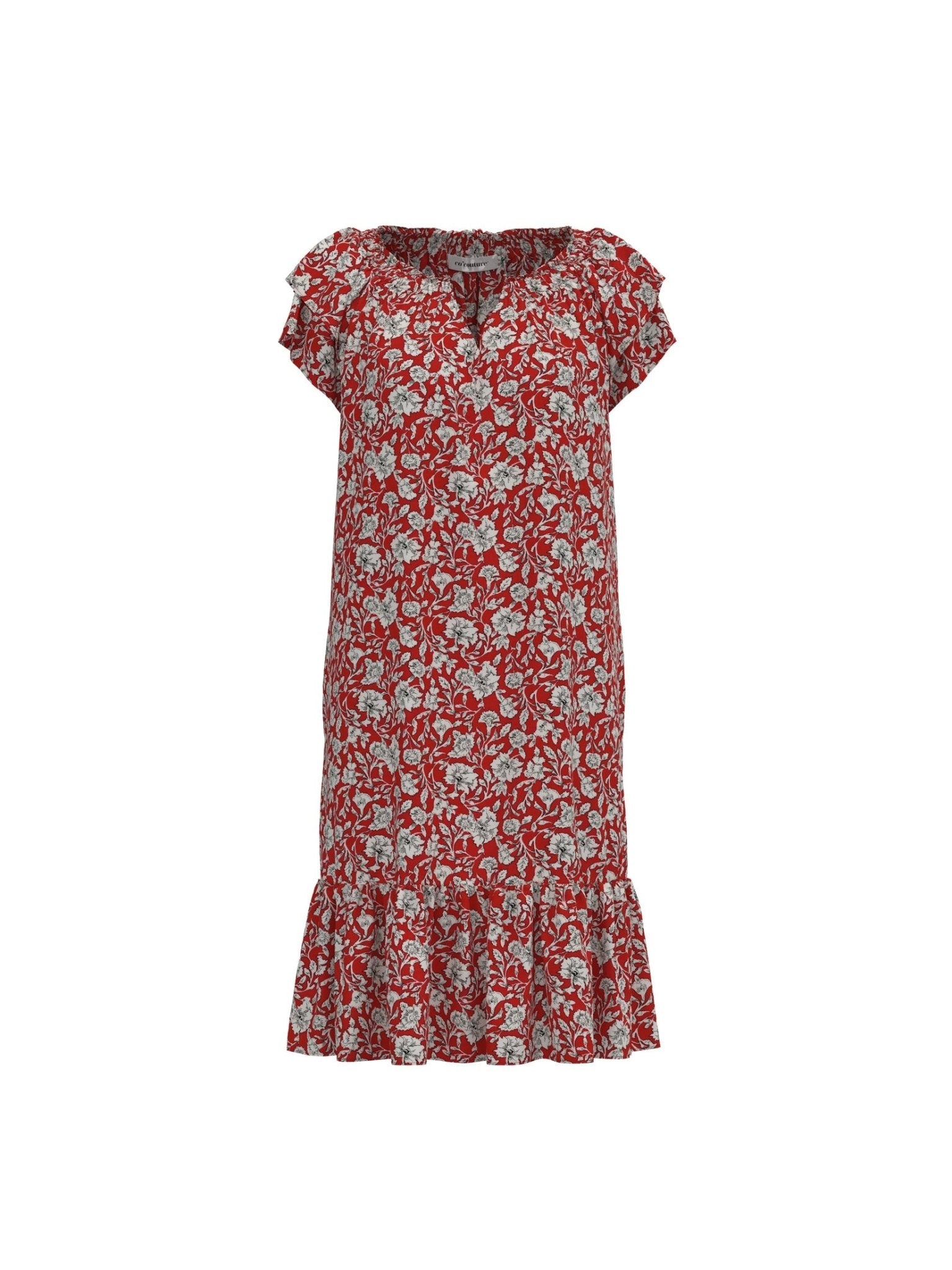 SunriseCC Crop Scarlet Dress - Red - Co'couture