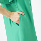 SunriseCC SS Frill Dress - Green - Co'couture
