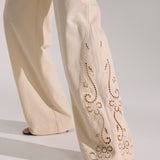 TengaCC Logo Emb Pant - Bone - Co'couture