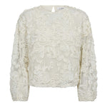 TessyCC Flower Blouse - Off white - Co'couture