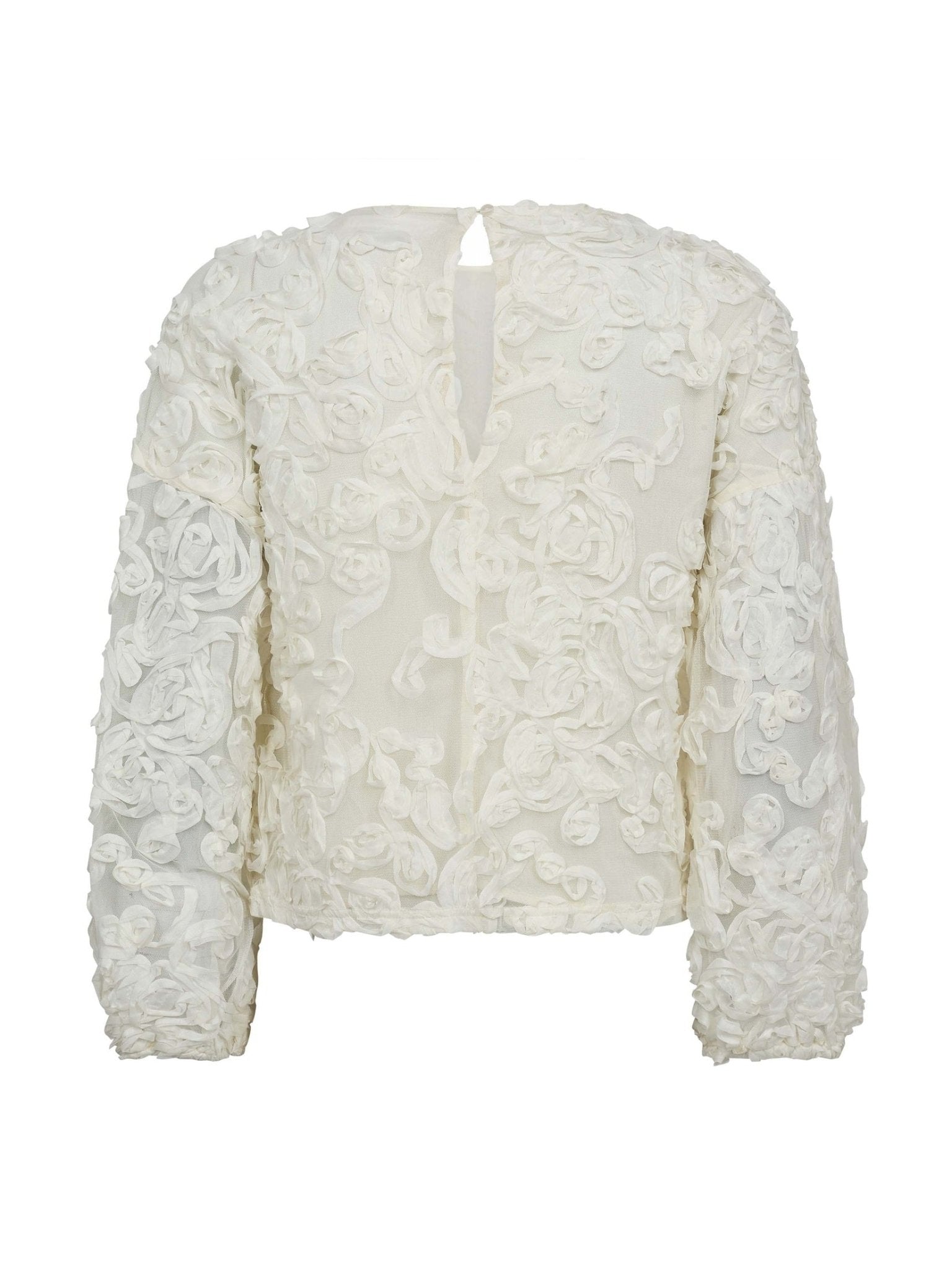 TessyCC Flower Blouse - Off white - Co'couture