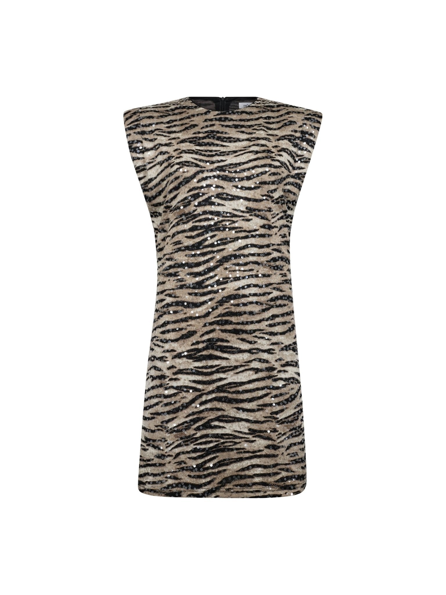 TigerCC Sequin Dress - Bone - Co'couture