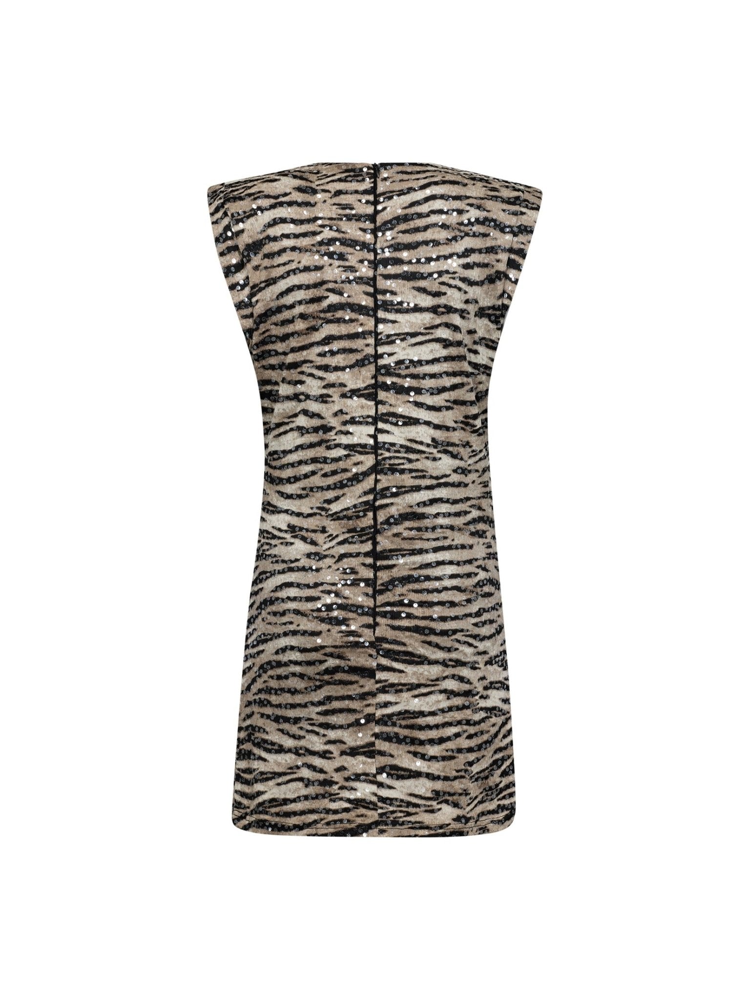 TigerCC Sequin Dress - Bone - Co'couture