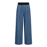 TillyCC Logo LL Pant - Denim blue - Co'couture