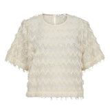 TriangleCC SS Blouse - Off white - Co'couture