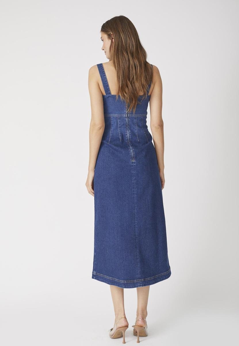 TylerCC Denim Long Dress - Denim blue - Co'couture