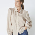 ViolaCC Smock Shirt - Taupe - Co'couture