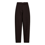 VolaCC Carrot Pleat Pant - Dark Brown - Co'couture