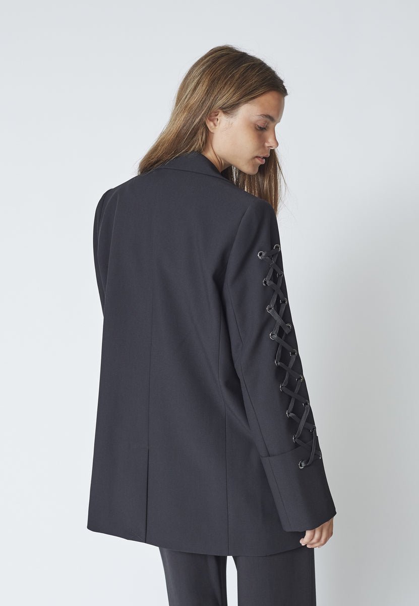 VolaCC Eyelet Blazer - Black - Co'couture