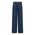 WillaCC Button LL Jeans - Indigo - Co'couture