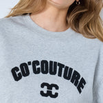 ZoeCC Co'couture Sweat - Grey Melange - Co'couture